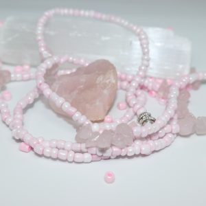Rose Quartz "Self Love" Waist Beads
