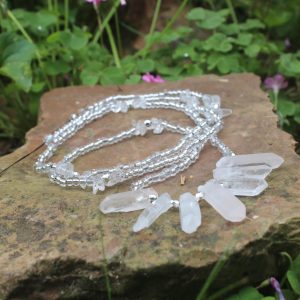 "The Master Healer" Clear Quartz Waist Beads